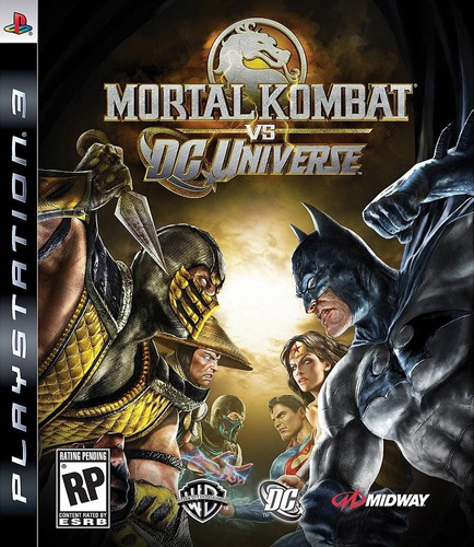 Jogo Mortal Kombat Vs Dc Universe Ps3 Playstation 3 Luta Mk